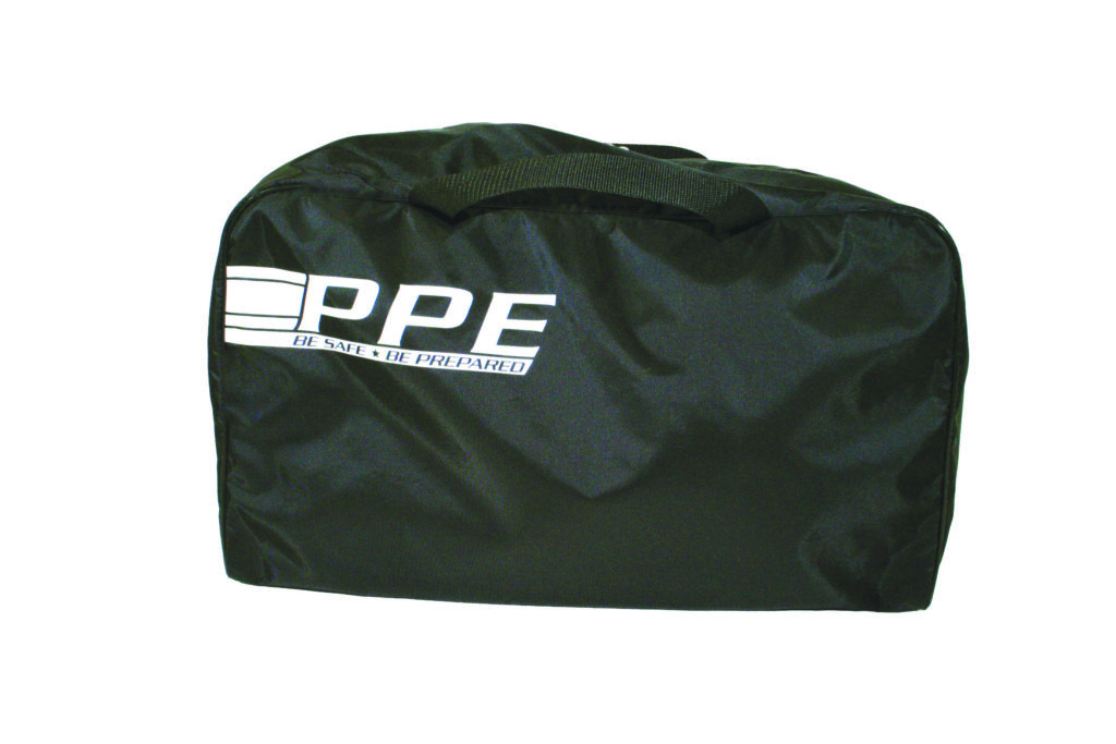 R&B Fabrications Personal Protection Equipment Bag With Ppe Logo-black