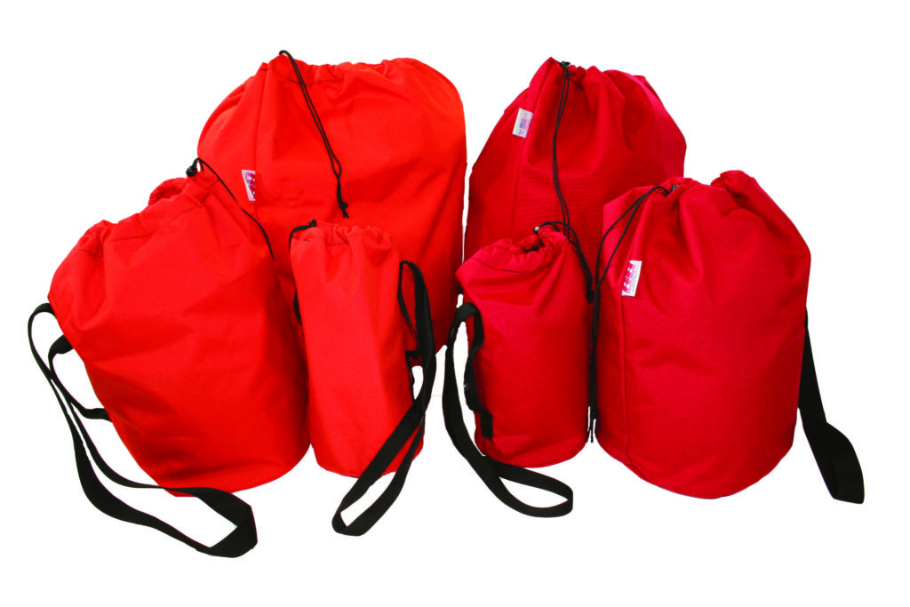 R&B Fabrications Water Rescue Rope Bag With Rope-orange