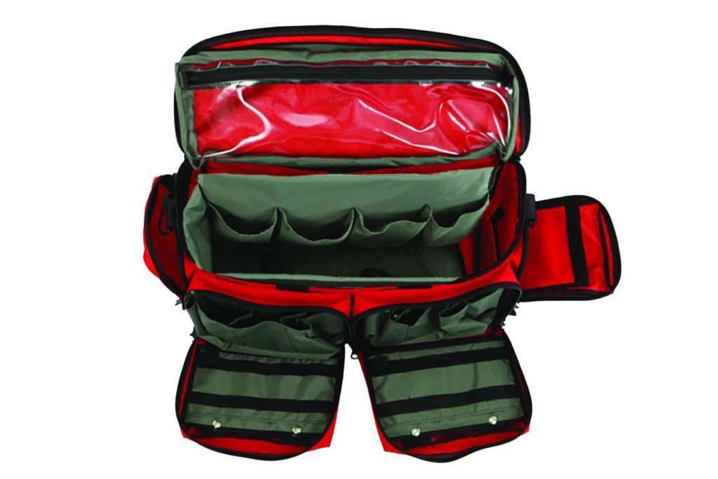 Pacific Coast Series Medic Bag With O2 Tank Strap And Dividers