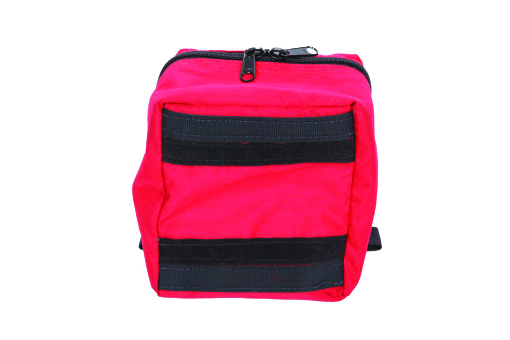 Red Accessory Bag 5"l X 6"w X 4 1/2"d