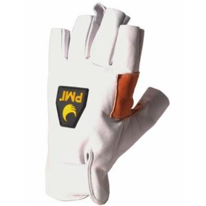 PMI® Fingerless Belay Gloves White/Tan