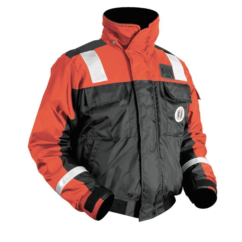 Mustang Survival Classic Flotation Bomber Jacket with Reflective Tape