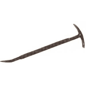 Fire Hooks Unlimited T-Hook Firefighter Overhaul and Roof Too > Firefighter Hook & Roof Pry Bar from Fire Hooks Unlimited