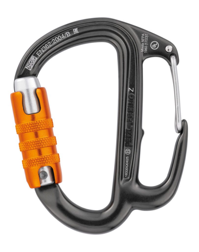 Petzl FREINO Z Carabiner with Friction Spur for Descenders