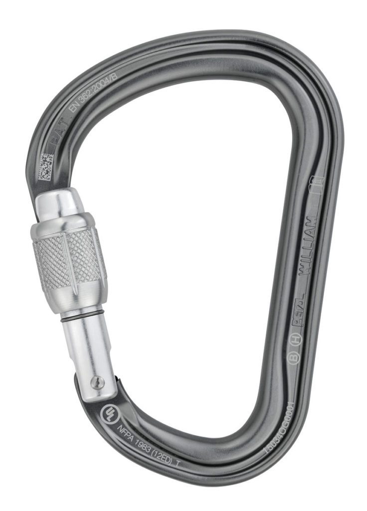 Petzl William Asymmetrical Large Locking Carabiner