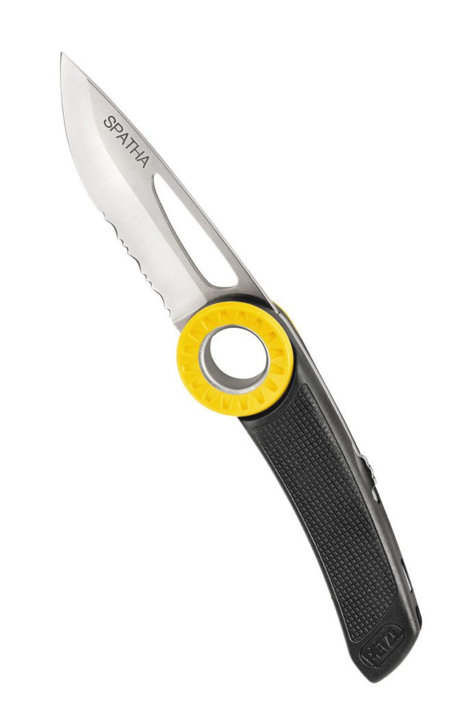 Petzl SPATHA Knife with Carabiner Hole