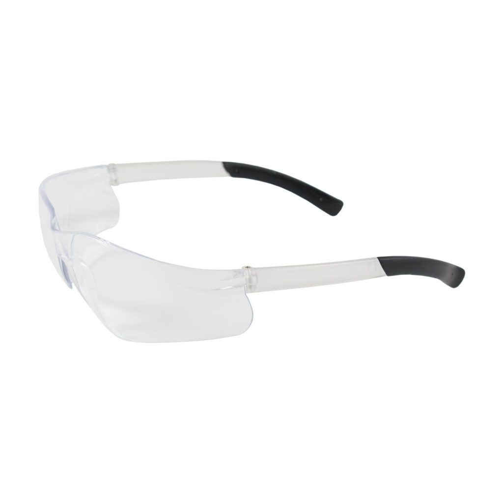 Zenon Z13™ Rimless Safety Glasses with Clear Temple, Clear Lens, and Anti-Scratch/ Anti Fog Coating