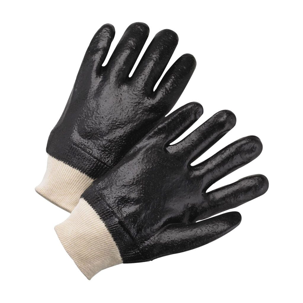PIP® PVC Dipped Glove with Interlock Liner and Semi-Rough Finish - Knit Wrist