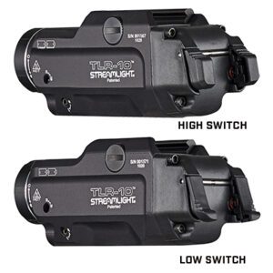 Streamlight TLR-10® Gun Light with Red Laser and Rear Switch Options