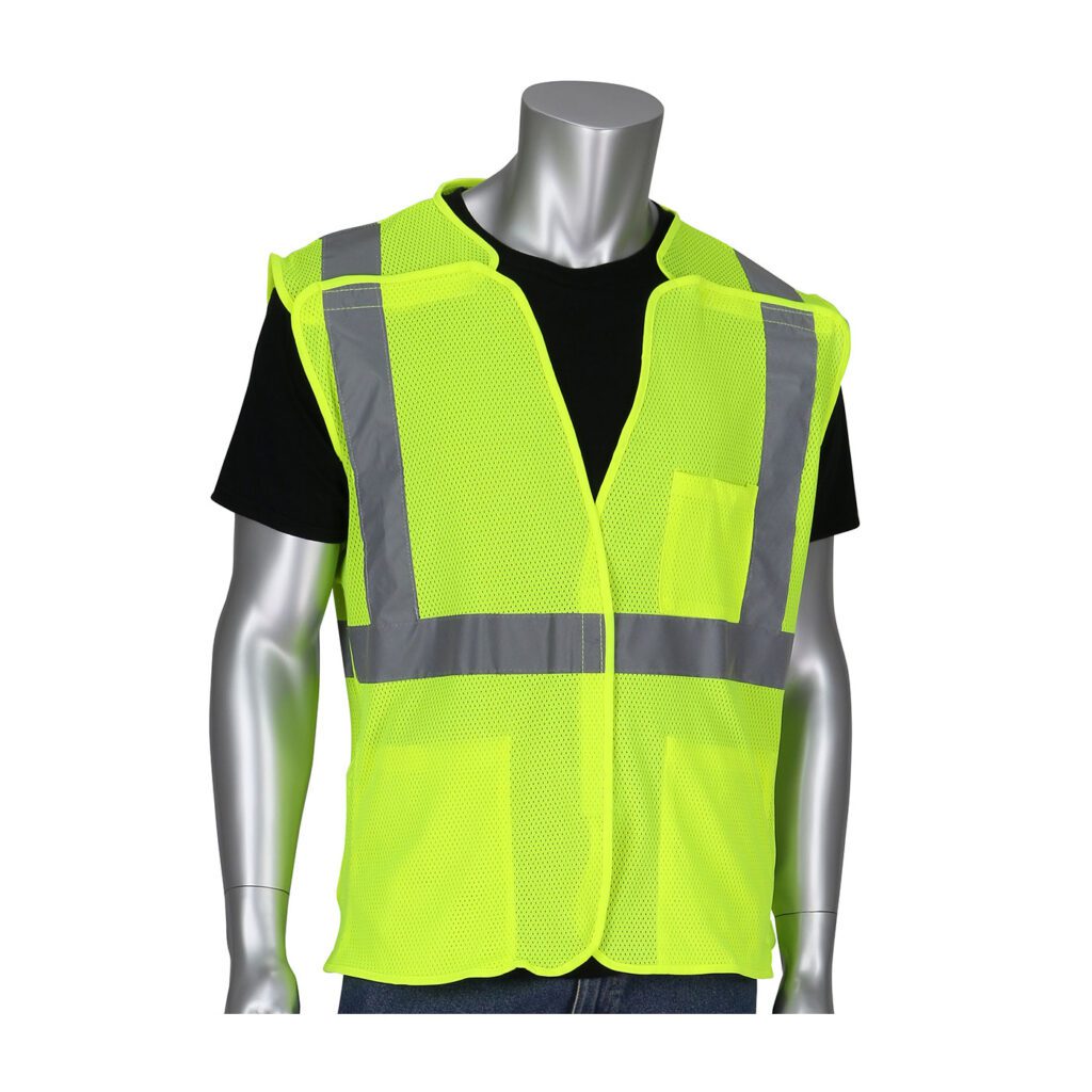 PIP&reg; ANSI Type R Class 2 Three Pocket Mesh Breakaway Vest