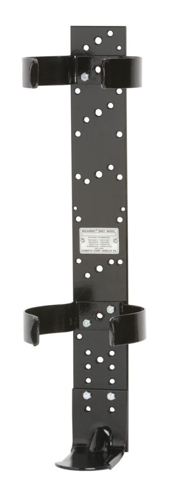 Ziamatic Walkaway Spring Clip Knock-Down Bracket with Standard Clips - 5.3 TO 5.8” Dia. Cylinder