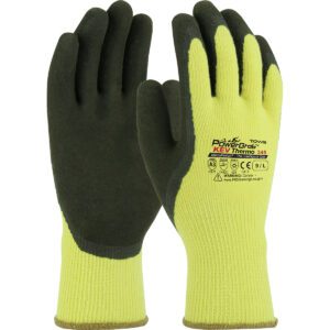 PIP PowerGrab™ KEV Thermo Seamless Knit Kevlar® / Acrylic Glove with Latex Coated MicroFinish Grip on Palm & Fingers
