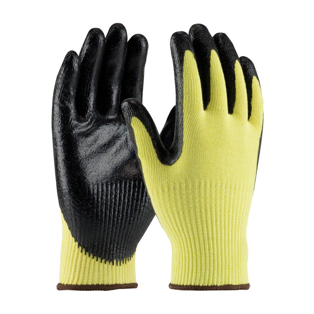 PIP G-Tek® KEV™ Seamless Knit Kevlar® Glove with Nitrile Coated Smooth Grip on Palm & Fingers - Medium Weight