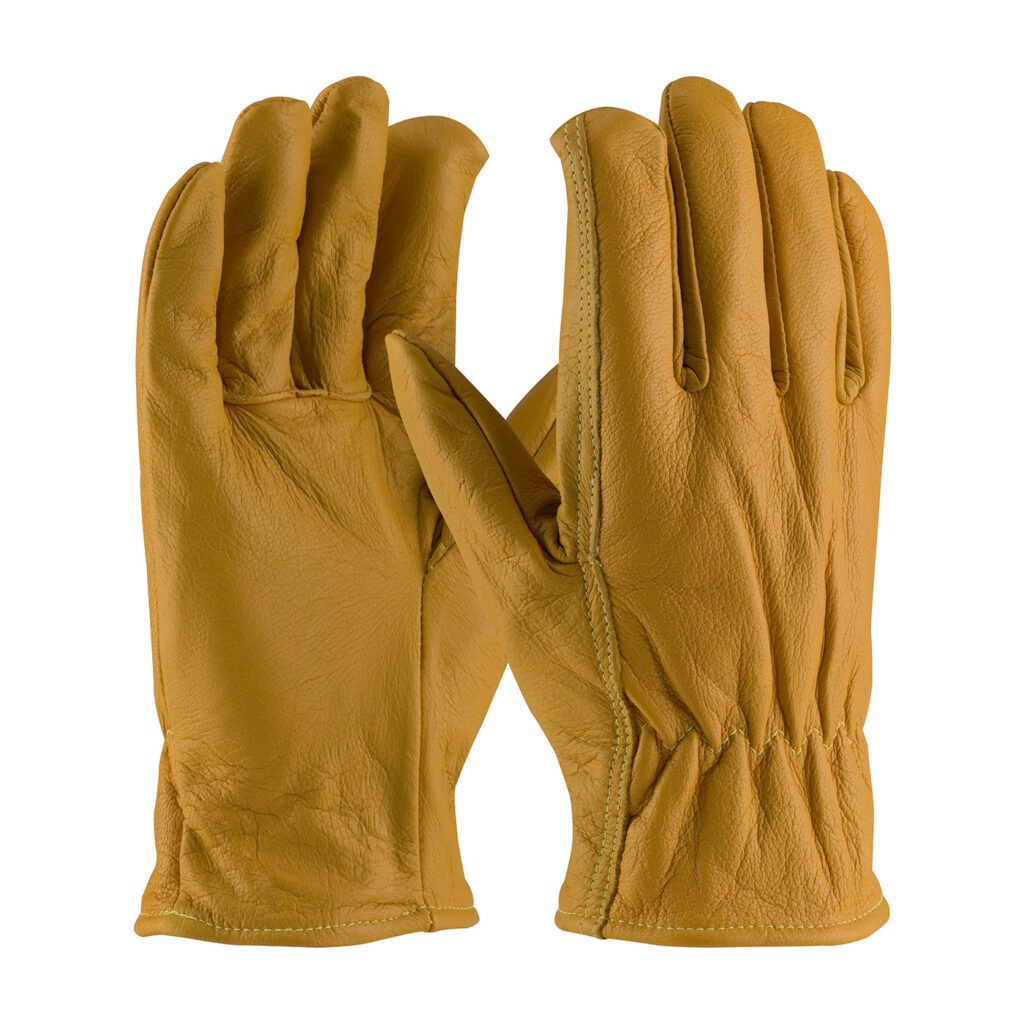 PIP Kut Gard® Top Grain Goatskin Leather Drivers Glove with Kevlar® Liner - Straight Thumb