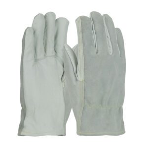 PIP® Top Grain Goatskin / Split Cowhide Leather Drivers Glove with Kevlar® Liner - Straight Thumb