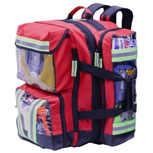 Kemp USA Premium Ultimate EMS Backpack, Clear Pockets