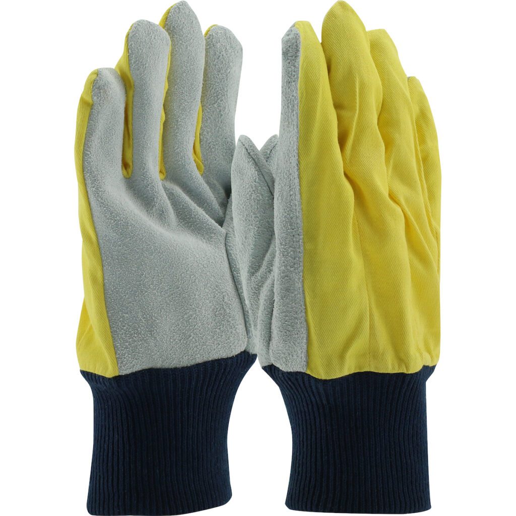 PIP® Superior Grade Cowhide Leather Palm Glove with Fabric Back