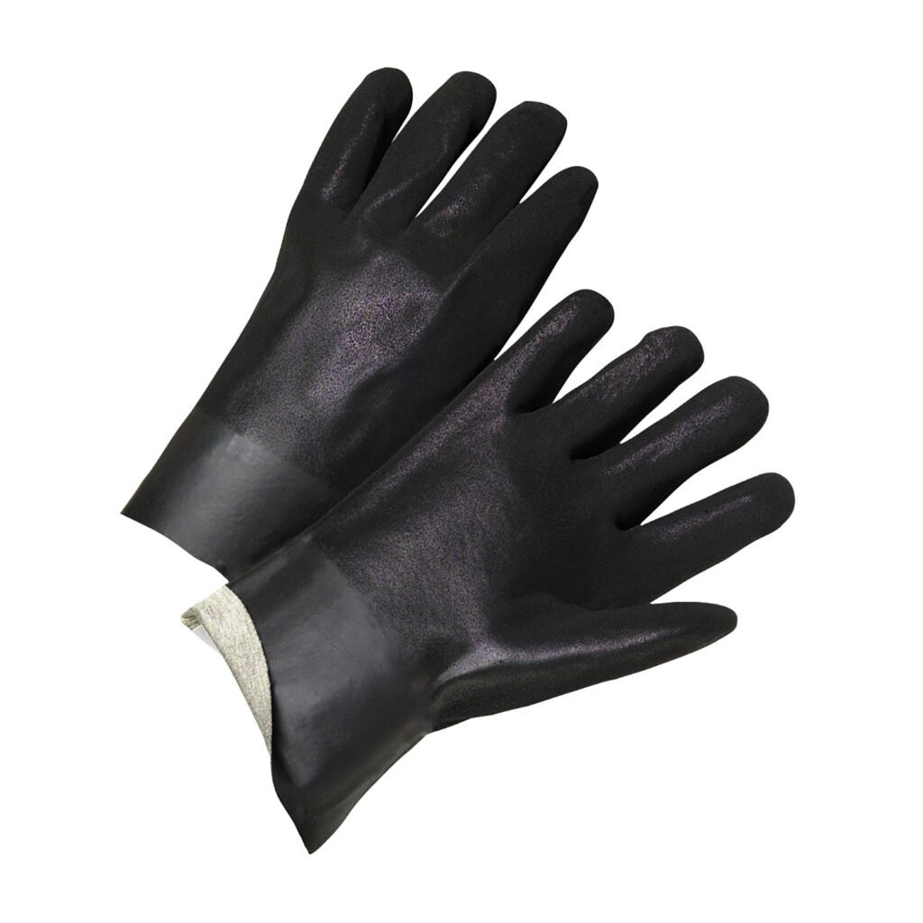 PIP® PVC Dipped Glove with Interlock Liner and Rough Sandy Finish - 10" Length