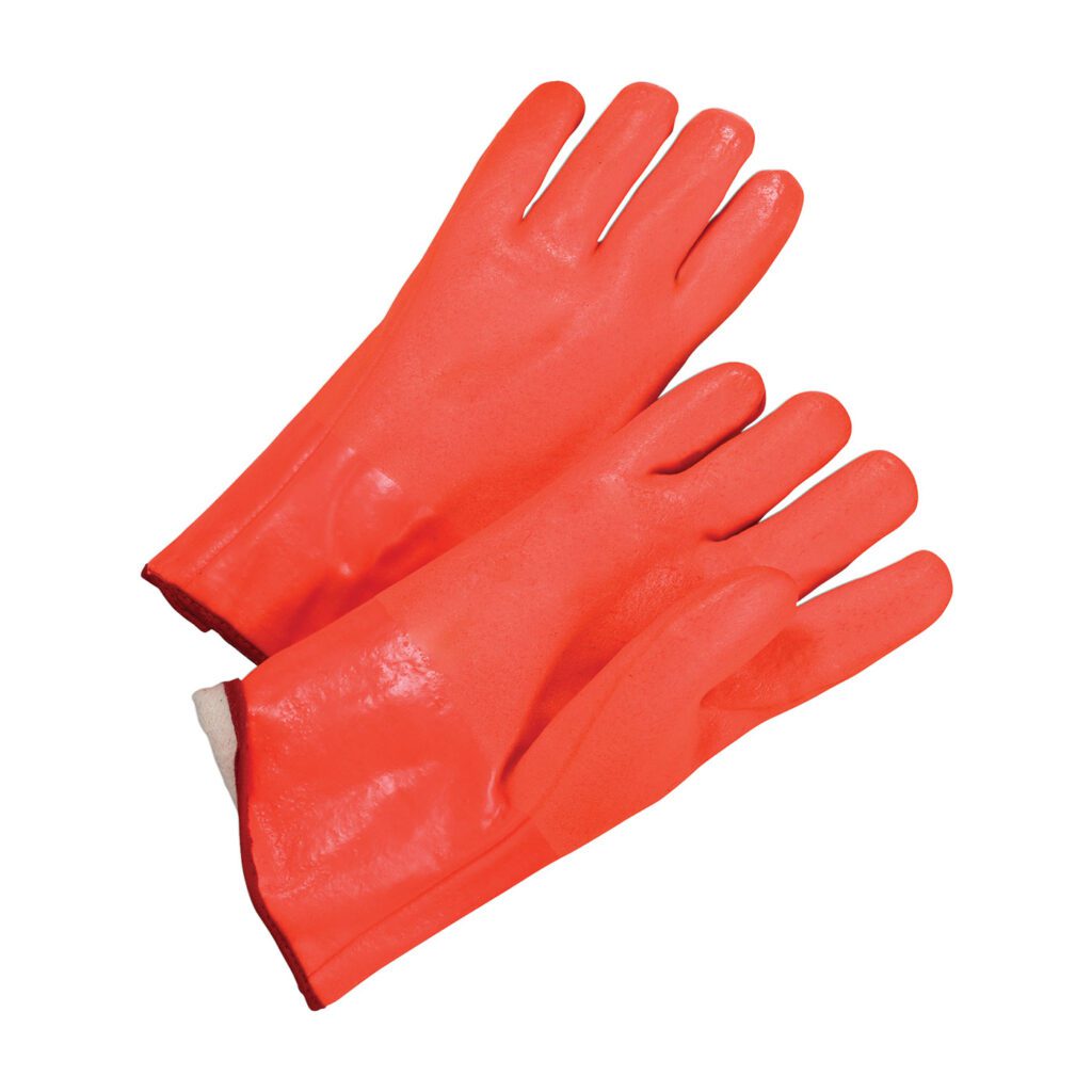 PIP® PVC Dipped Glove with Insulated Foam Liner and Rough Finish - 12" Length