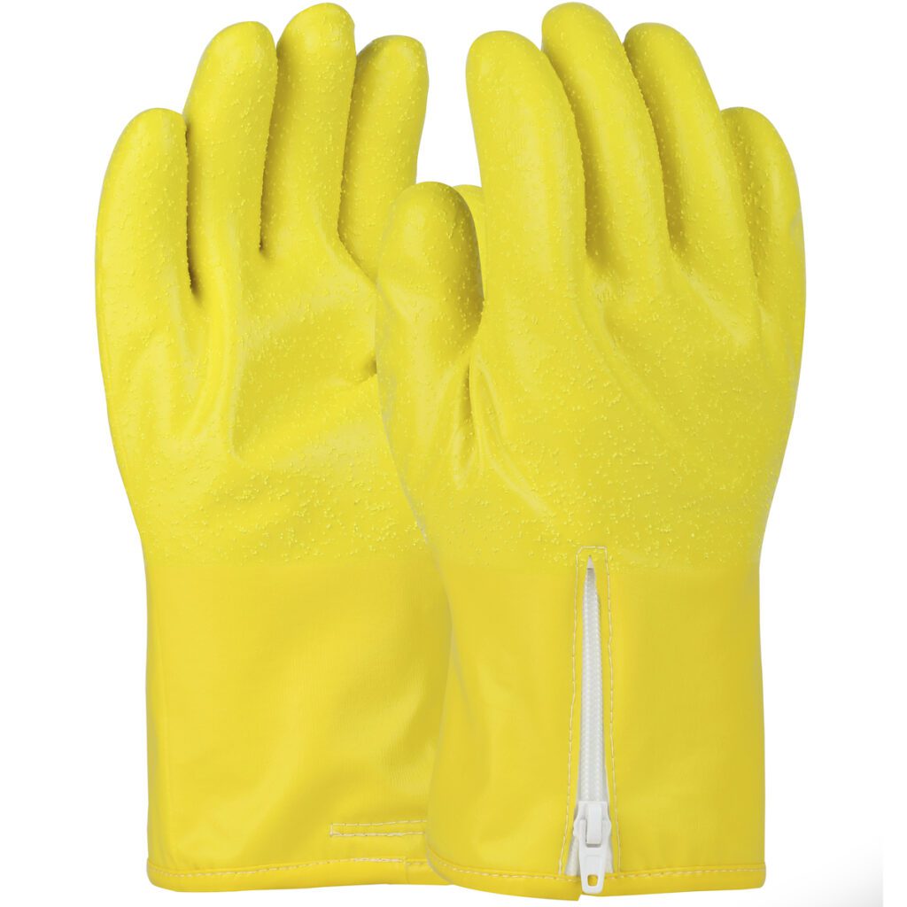 PIP QRP® PolyTuff® Cold Handling Polyurethane Glove with Thermal Cotton Lining and Zipper Closure- 11"