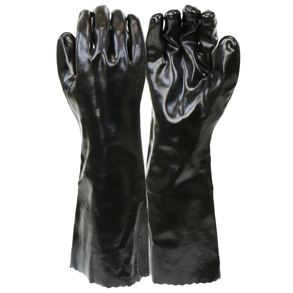 PIP® PVC Dipped Glove with Interlock Liner and Smooth Finish - 18" Length