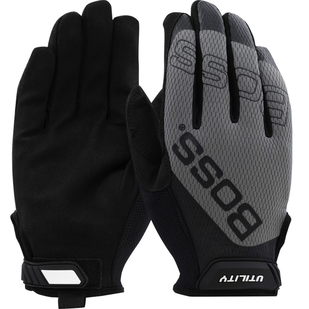 Boss® Synthetic Microfiber Palm with Mesh Fabric Back - 12 Pack