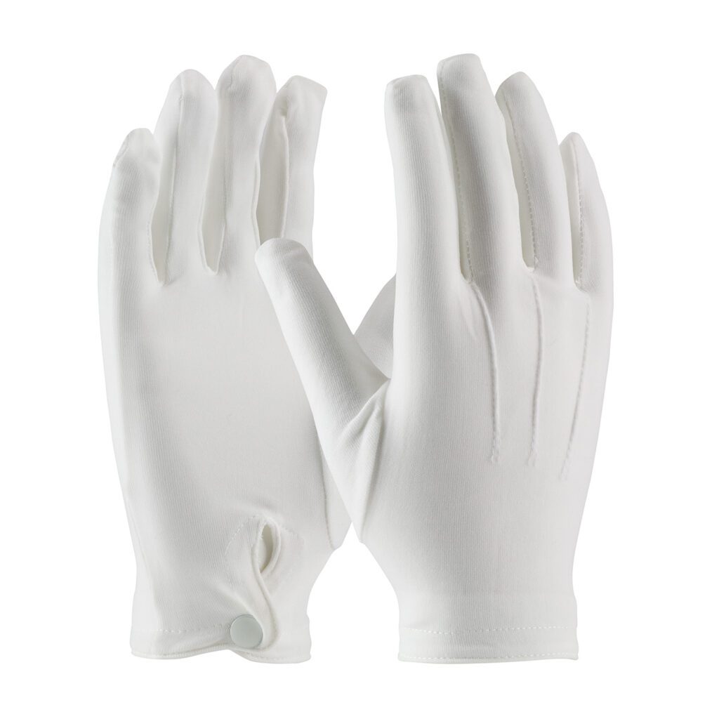 PIP Cabaret™ 100% Stretch Nylon Dress Glove with Raised Stitching on Back - Snap Closure
