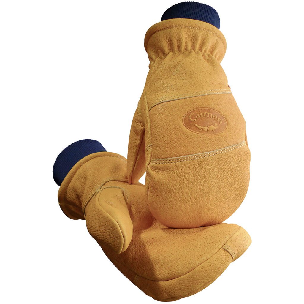 Caiman® Premium Cowhide Leather Chopper Mitten with Heavy Heatrac® Insulation - Kontour Keystone Thumb