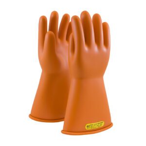 NOVAX® Class 2 Rubber Insulating Glove with Straight Cuff - 14"