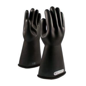 NOVAX® Class 1 Rubber Insulating Glove with Straight Cuff - 14"