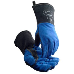 Caiman® Premium Split Cowhide MIG/Stick Welder's Glove with Fleece Lining
