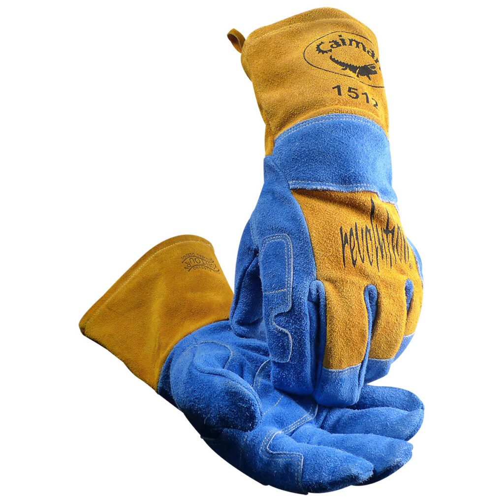 Caiman® Premium Split Cowhide MIG/Stick Welder's Glove with Wool Lining