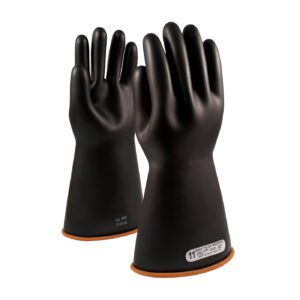 NOVAX® Class 1 Rubber Insulating Glove with Straight Cuff - 16"