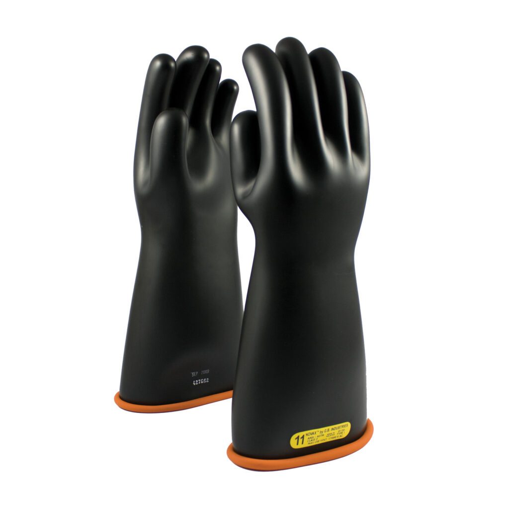 NOVAX® Class 2 Rubber Insulating Glove with Straight Cuff - 16"