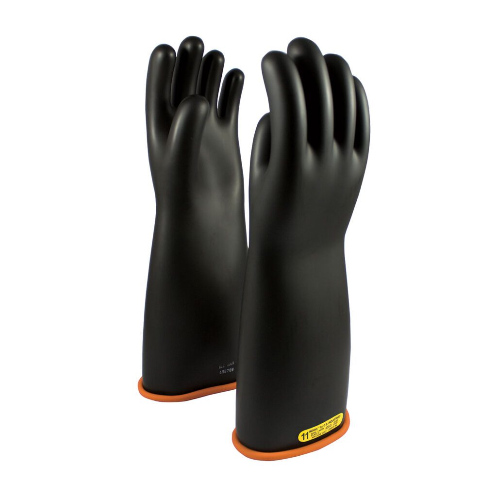 NOVAX® Class 2 Rubber Insulating Glove with Straight Cuff - 18"