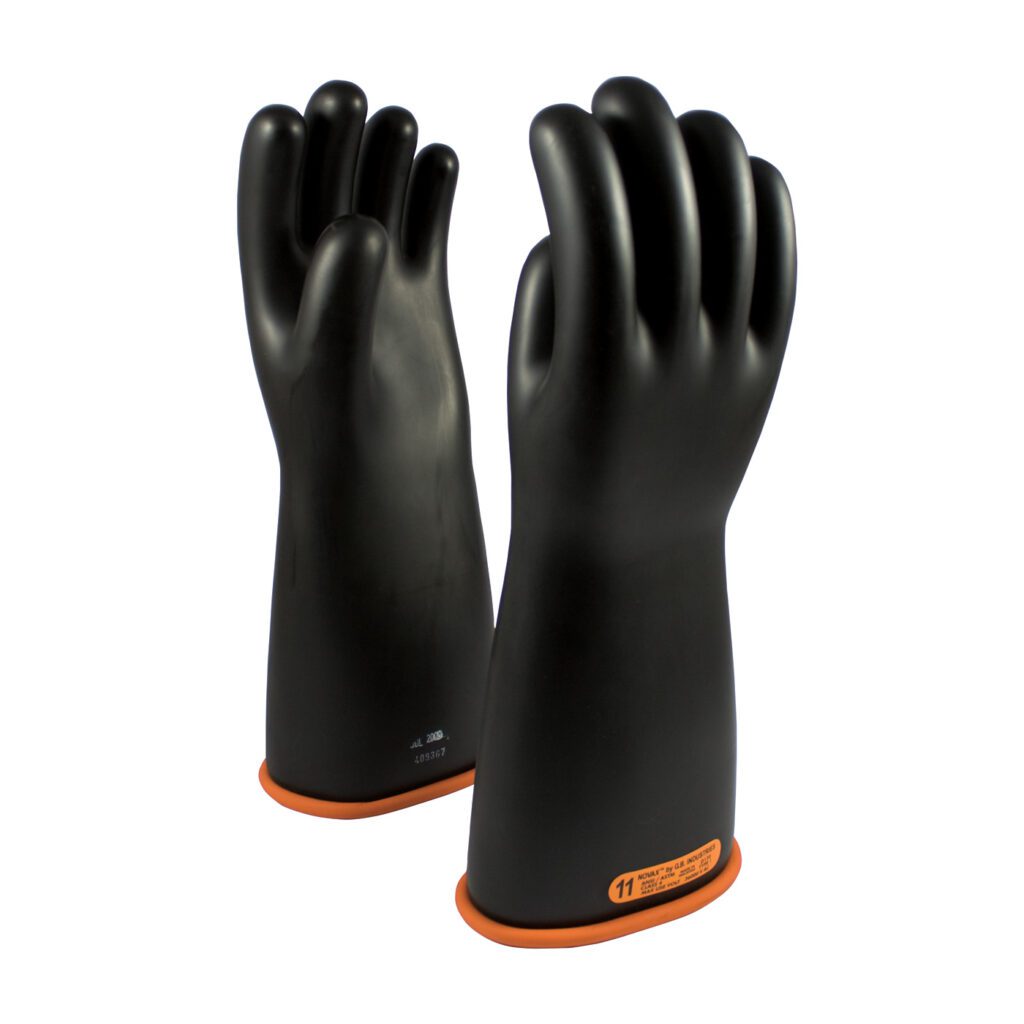 NOVAX® Class 4 Rubber Insulating Glove with Straight Cuff - 16"