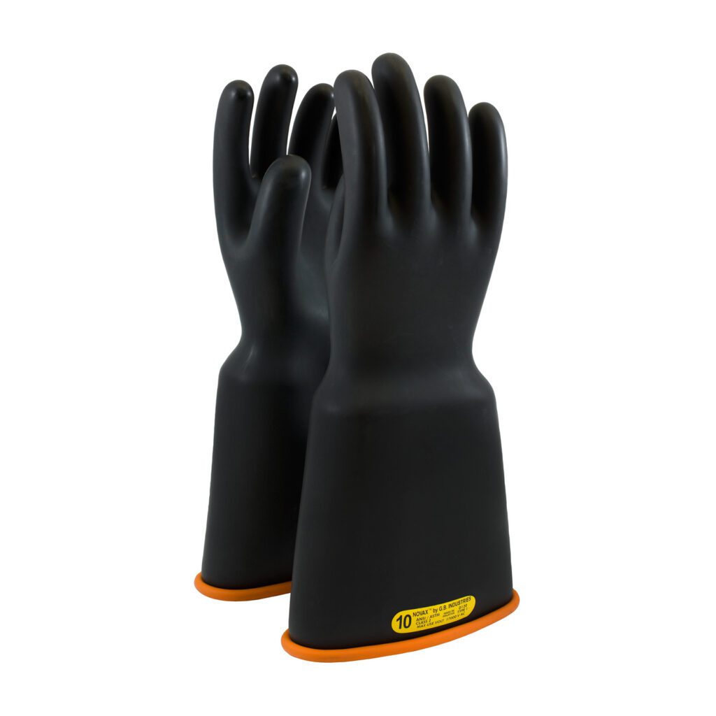 NOVAX® Class 2 Rubber Insulating Glove with Bell Cuff - 16"