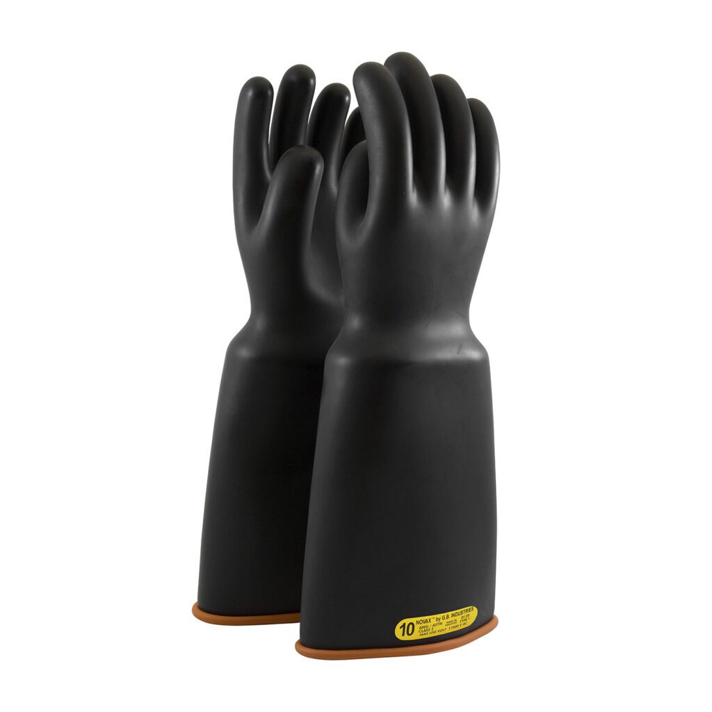 NOVAX® Class 2 Rubber Insulating Glove with Bell Cuff - 18"