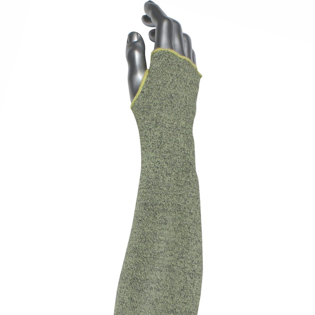 PIP Kut Gard® Single-Ply ATA® Hide-Away™ FR / Aramid Blended Sleeve with Thumb Hole