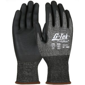 G-Tek® PolyKor® Seamless Knit PolyKor® X7™ Blended Glove with Nitrile Coated Foam Grip on Palm & Fingers - Touchscreen Compatible