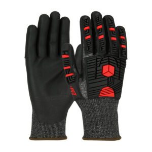 G-Tek® PolyKor® X7™ Seamless Knit PolyKor® X7™ Blended Glove with Impact Protection and NeoFoam® Coated Palm & Fingers