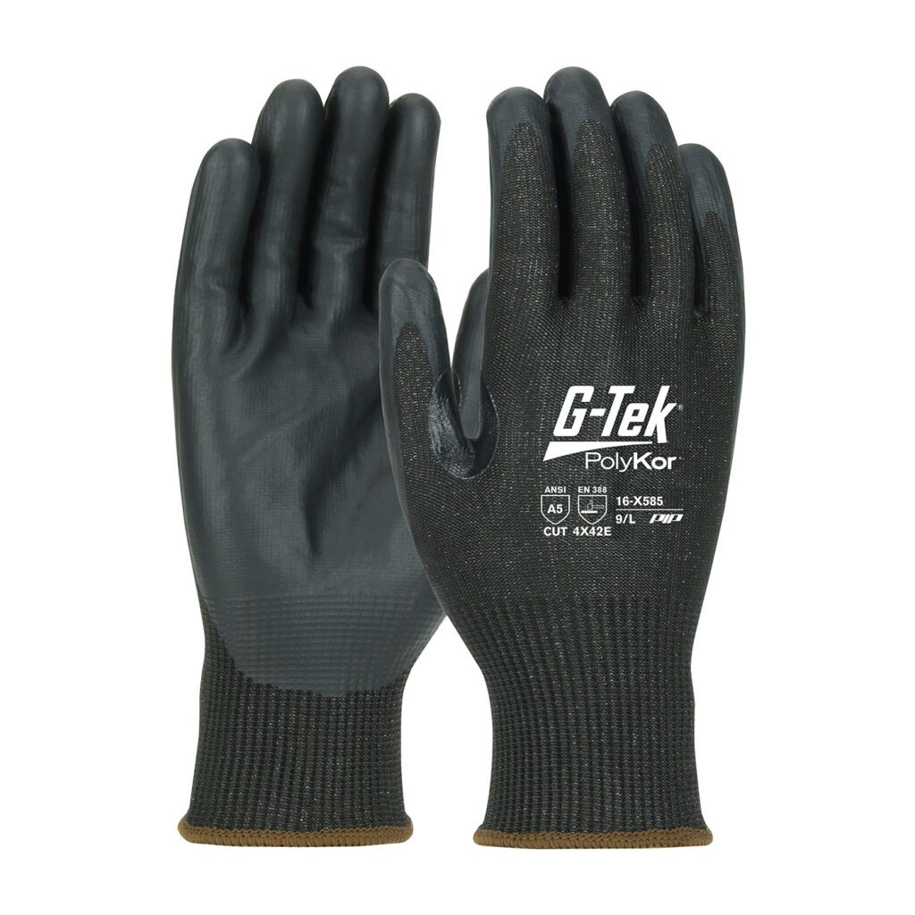 G-Tek® PolyKor® Xrystal® Seamless Knit PolyKor® Xrystal® Blended Glove with NeoFoam® Coated Palm & Fingers - Touchscreen Compatible