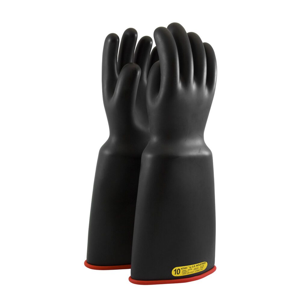 NOVAX® Class 2 Rubber Insulating Glove with Bell Cuff - 18"