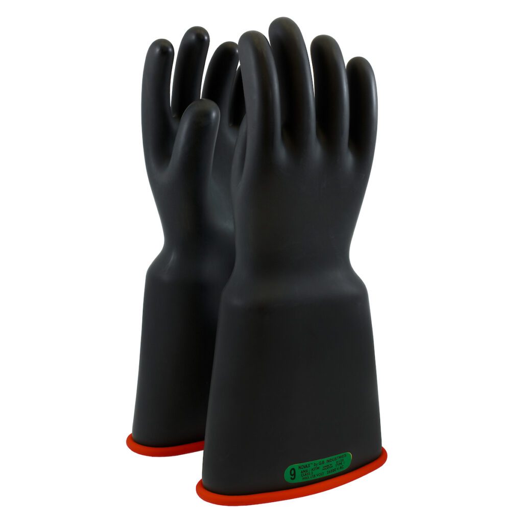 NOVAX® Class 3 Rubber Insulating Glove with Bell Cuff - 16"