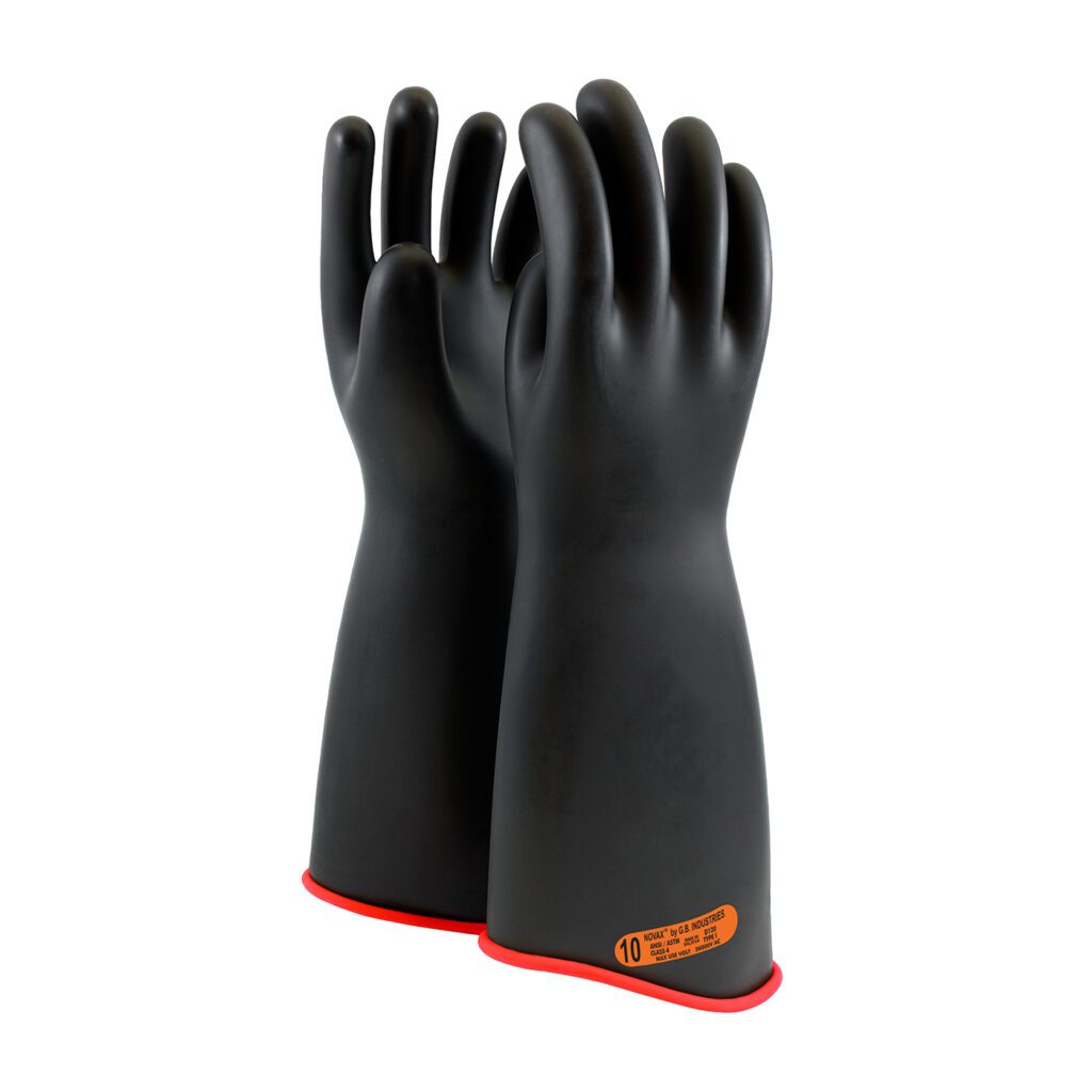 NOVAX® Class 4 Rubber Insulating Glove with Contour Cuff - 18"