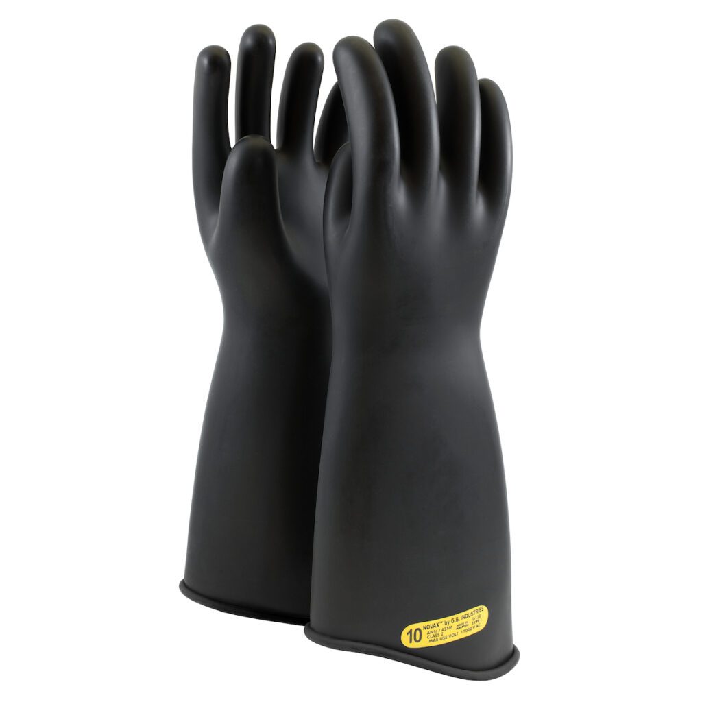 NOVAX® Class 2 Rubber Insulating Glove with Contour Cuff - 18"
