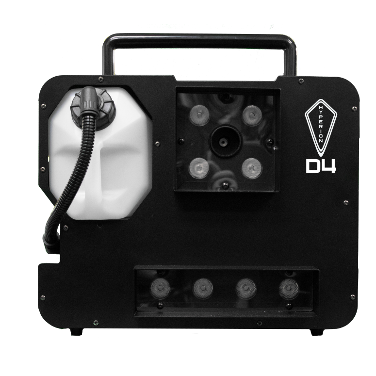 Hyperion D4-Dual Color-1550 Watts, 2 Color Smoke-Upshot Fog Machine w/ Hex LEDS