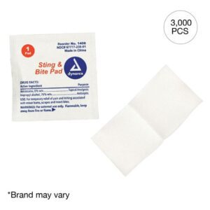 Kemp USA Insect Bite Pads (Bulk Packaging Of 3000 Pcs)