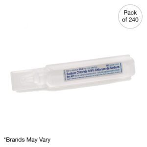 Kemp USA Saljet Topical Sterile Saline Rinse, 1oz (30mL) (240 Pcs)