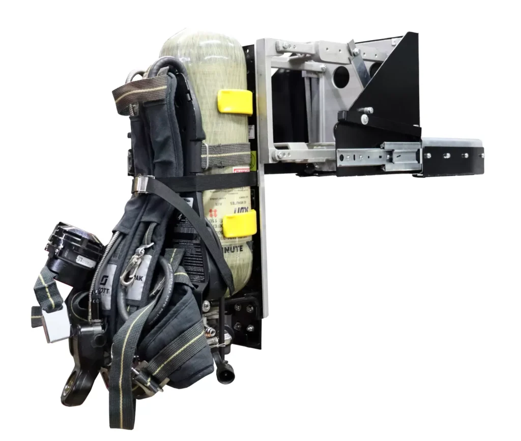Ziamatic Quic-Slide Swing-Down SCBA Bracket